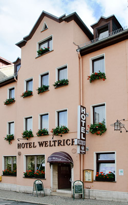 Hotel Weltrich in Saalfeld - unweit von Saaltor und Markplatz